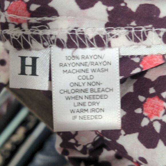 Loft Purple Long Sleeve Blouse - Picture 6 of 6